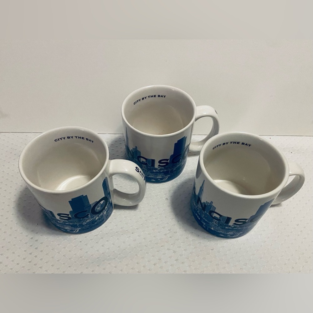 STARBUCKS Barista Series San Francisco, set of two and a SPARE!